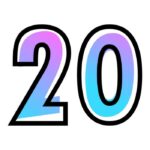 Numero 20 Vectores, Iconos, Gráficos y Fondos para Descargar Gratis